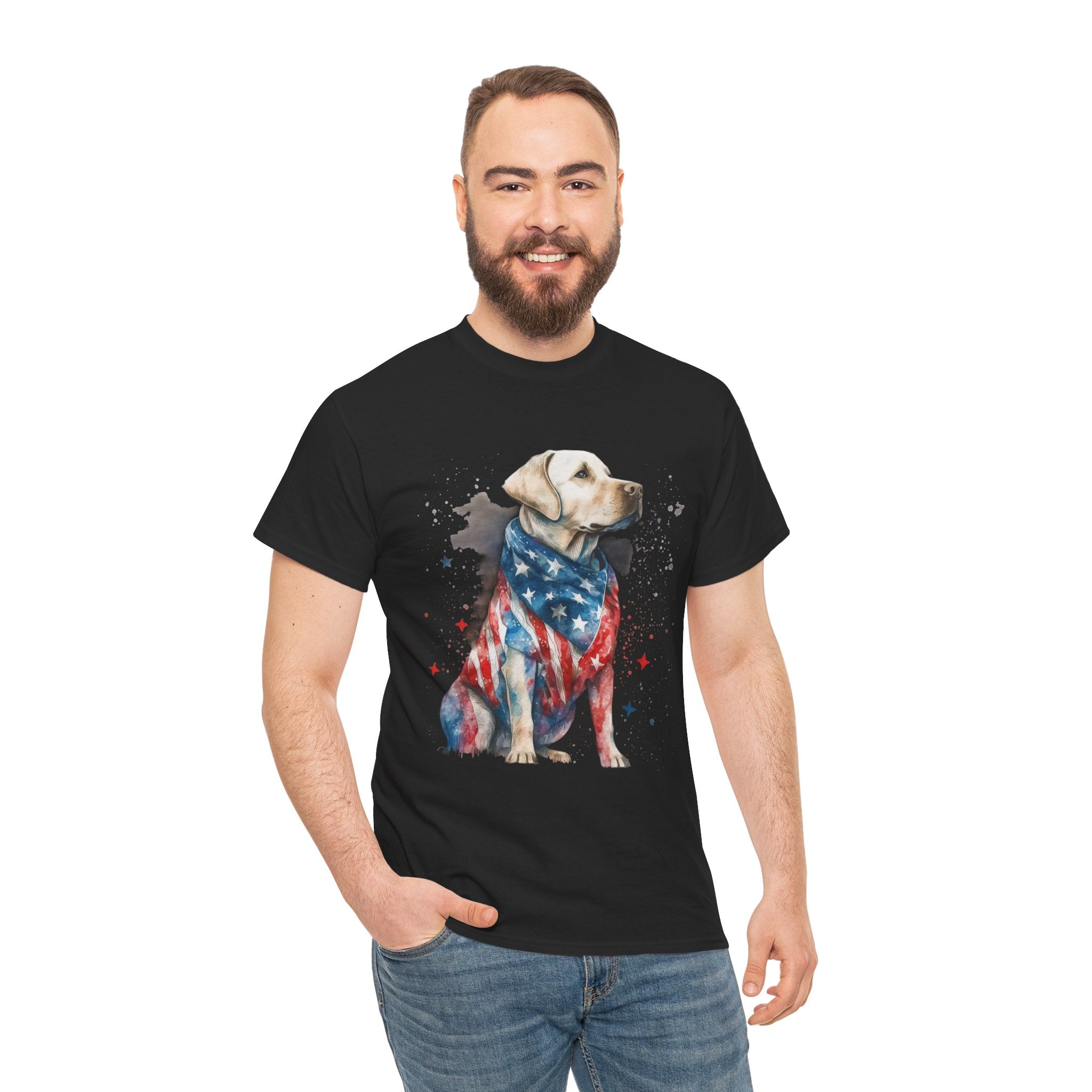 4th of July T-Shirt: Labrador Retriever