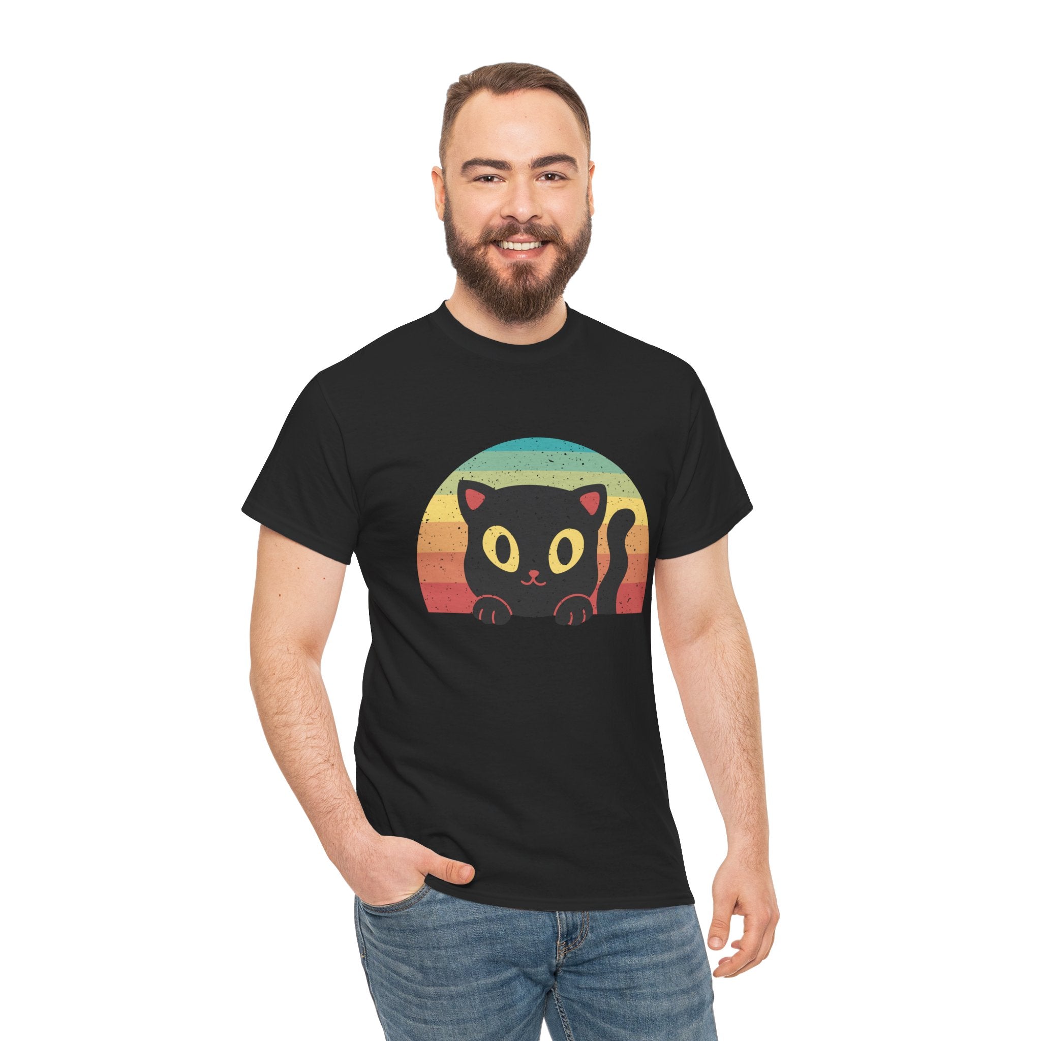 Cat T-Shirt: Retro Cat