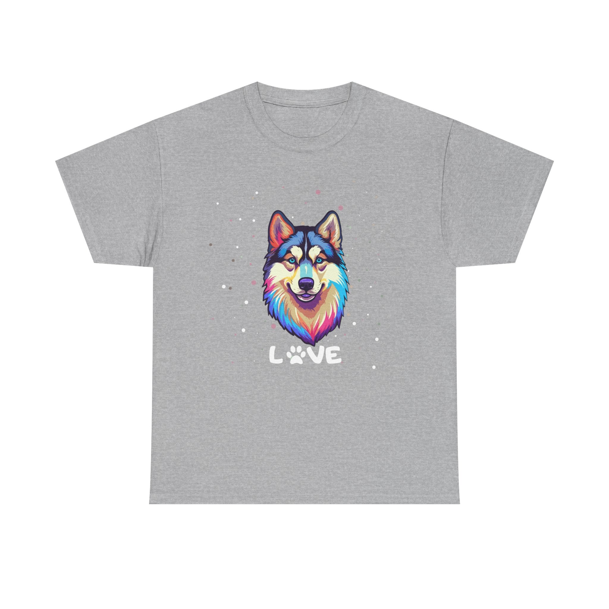 Dog T-Shirt: Husky Love