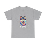 Dog T-Shirt: Husky Love