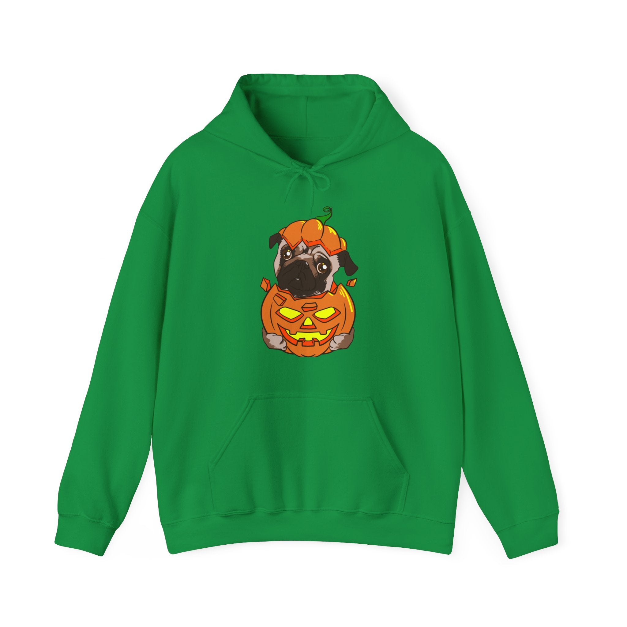 Halloween Hoodie: Pug Pumpkin