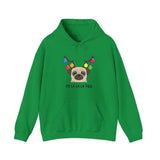 Christmas Hoodie: Fa La La La La Pug