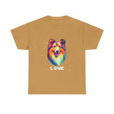 Dog T-Shirt: Shetland Sheepdog Love