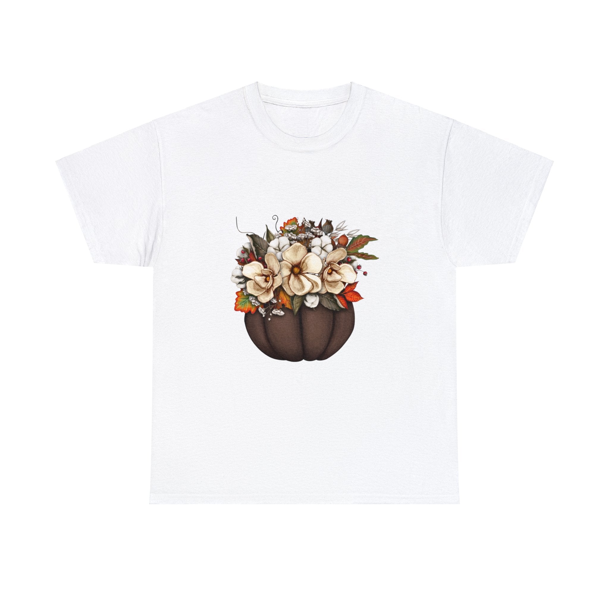 Halloween T-Shirt: Fall Flowers