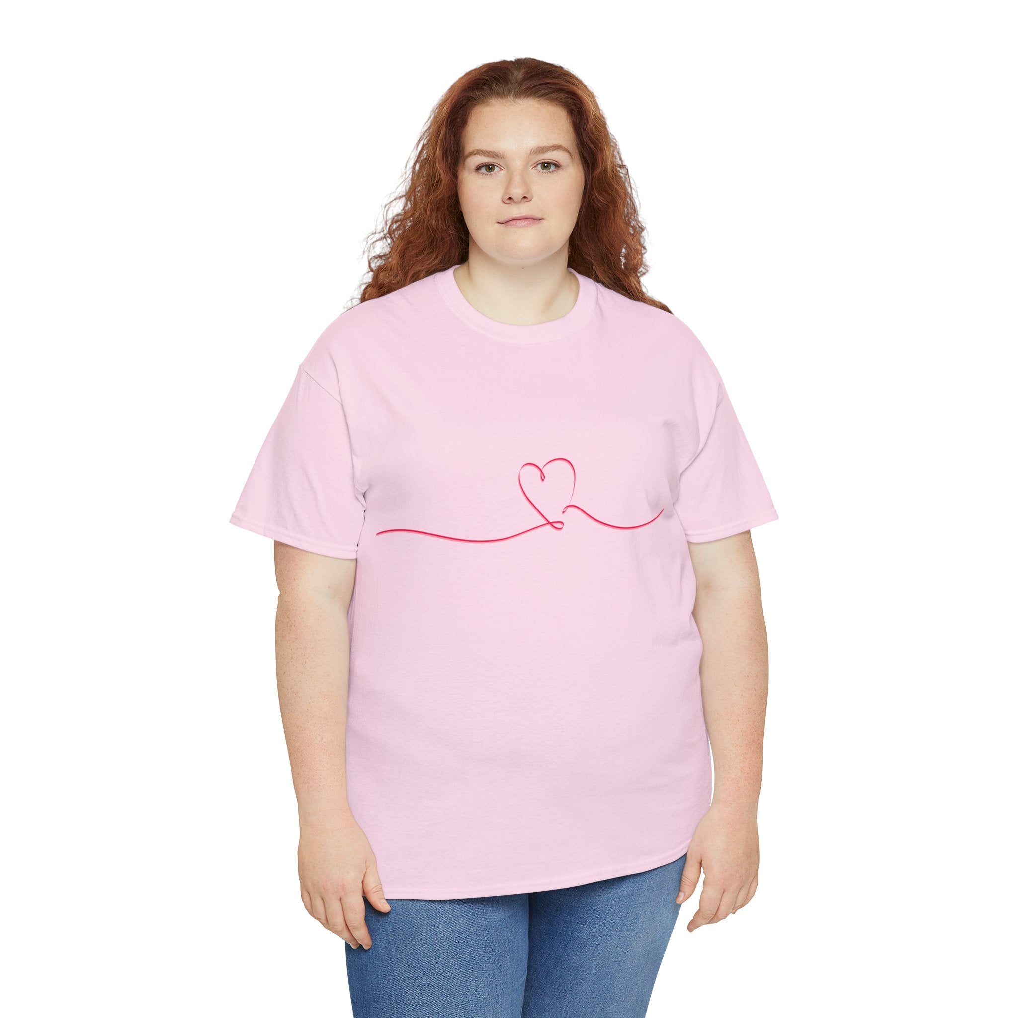 Love T-Shirt: Heart Line