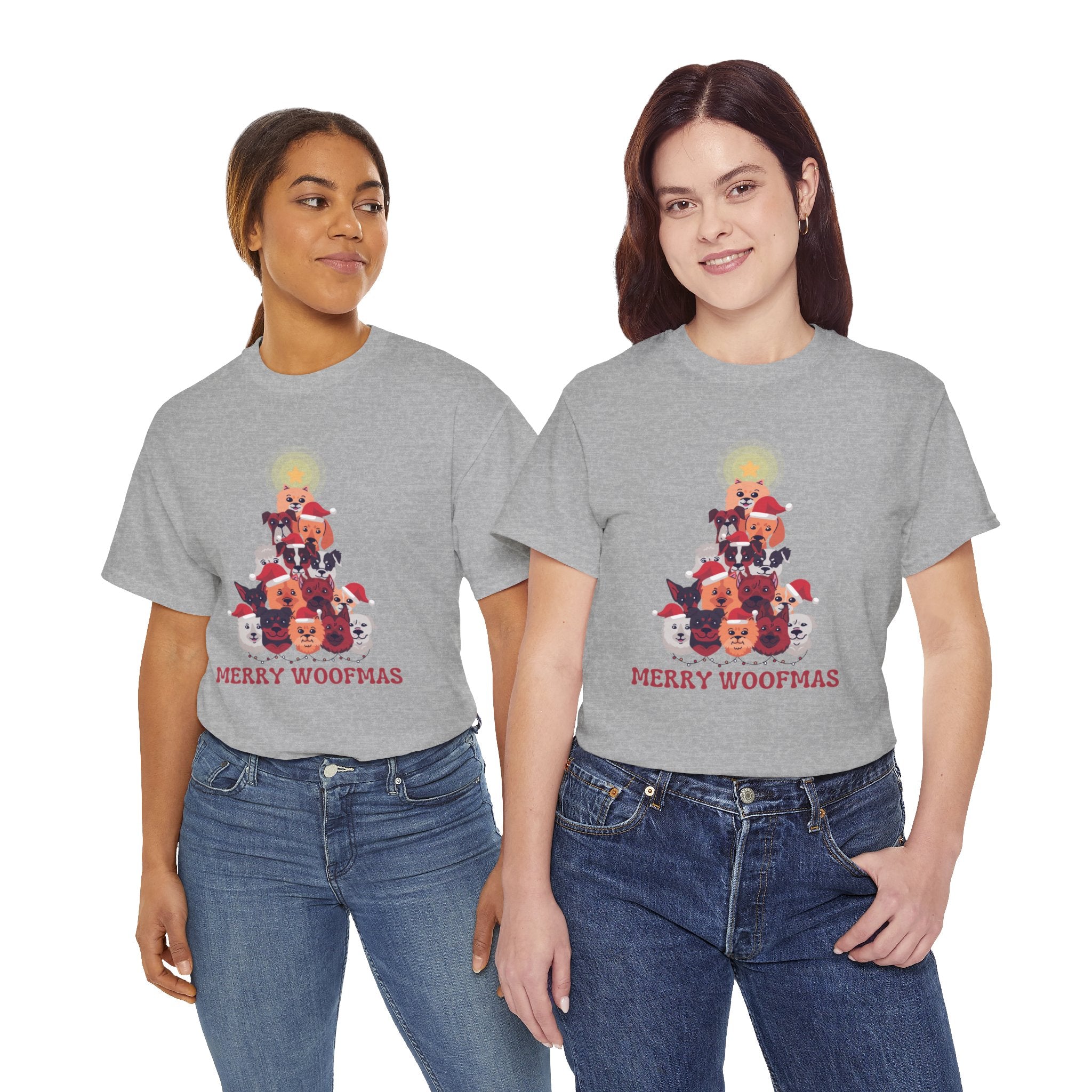 Christmas T-Shirt: Merry Woofmas Dogs