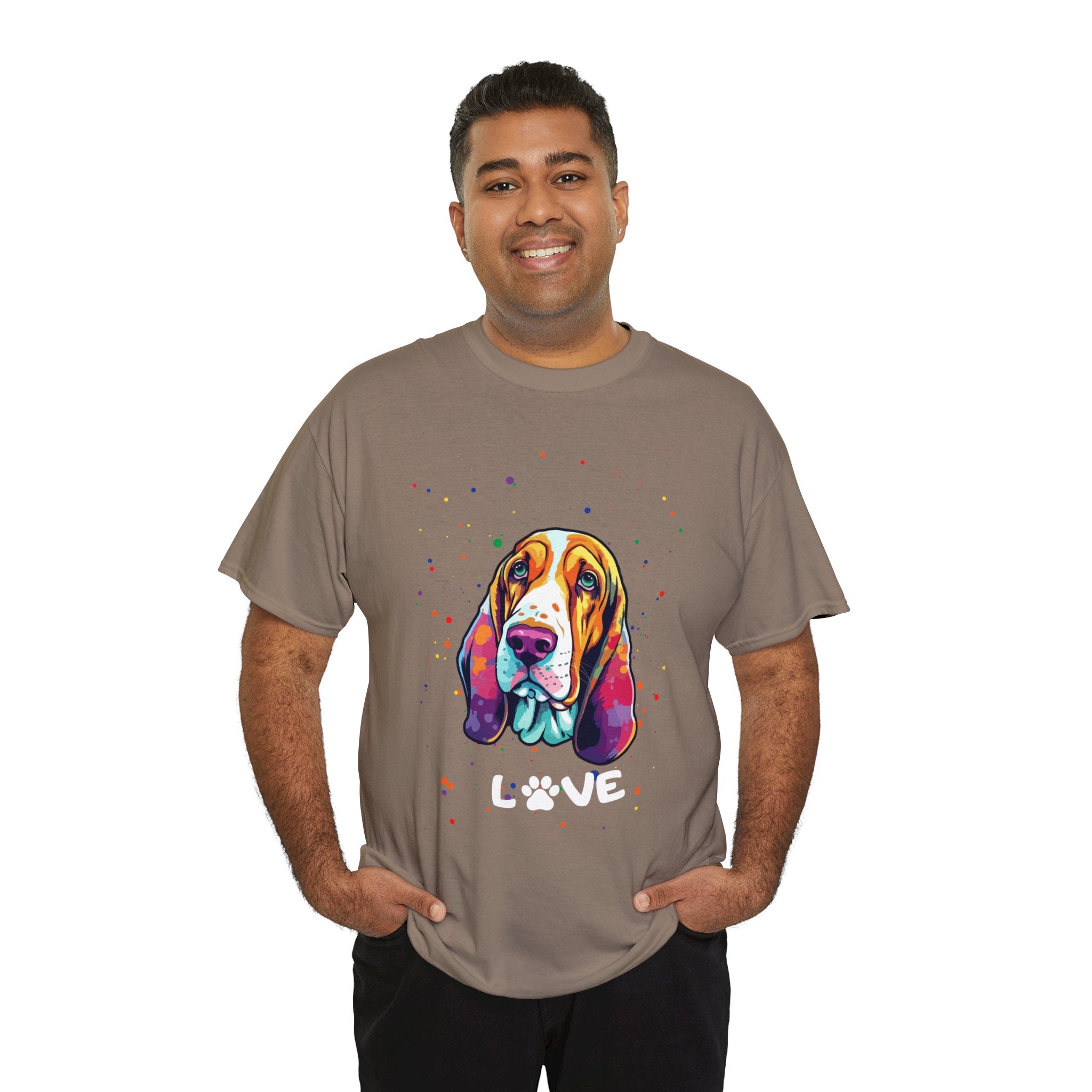 Dog T-Shirt: Bassett Hound Love