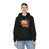 Halloween Hoodie: Watercolor Pumpkin