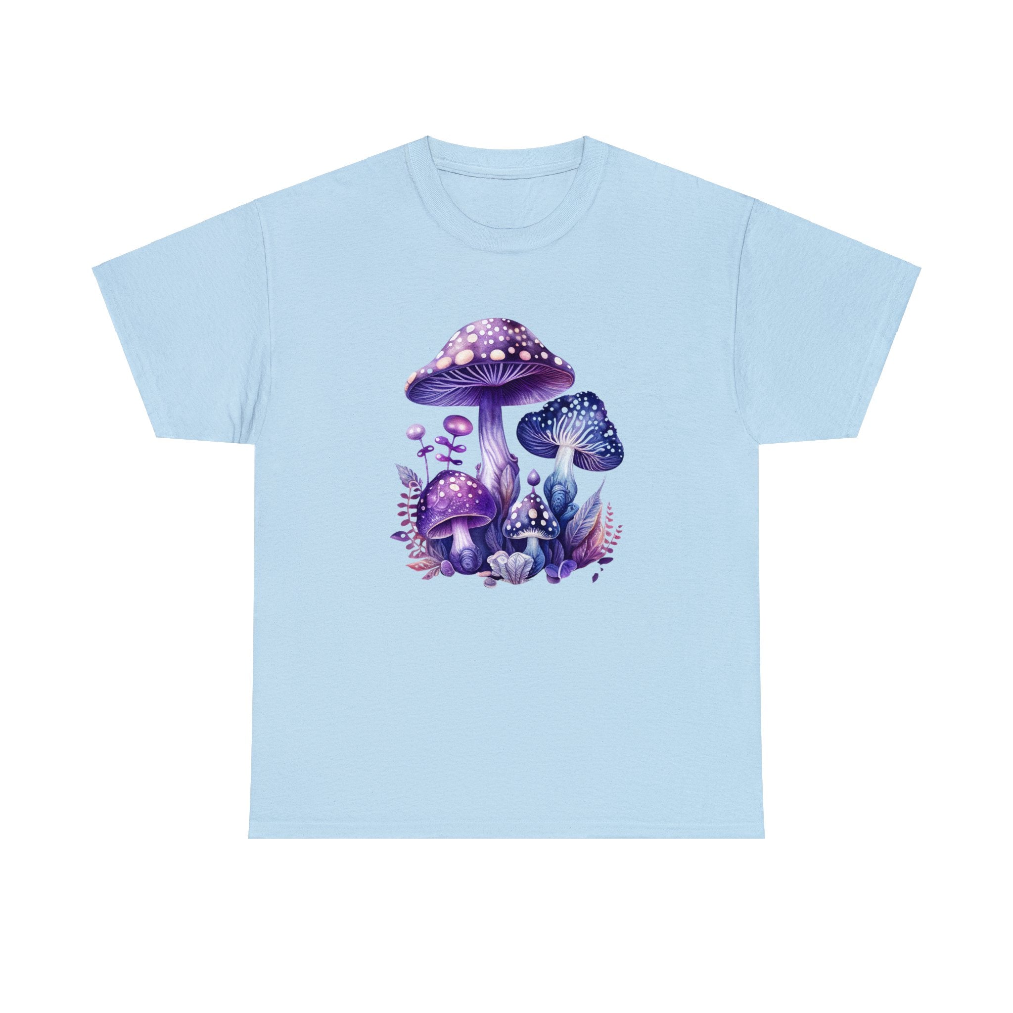 Mushroom T-Shirt: Large Mystical Mushrooms