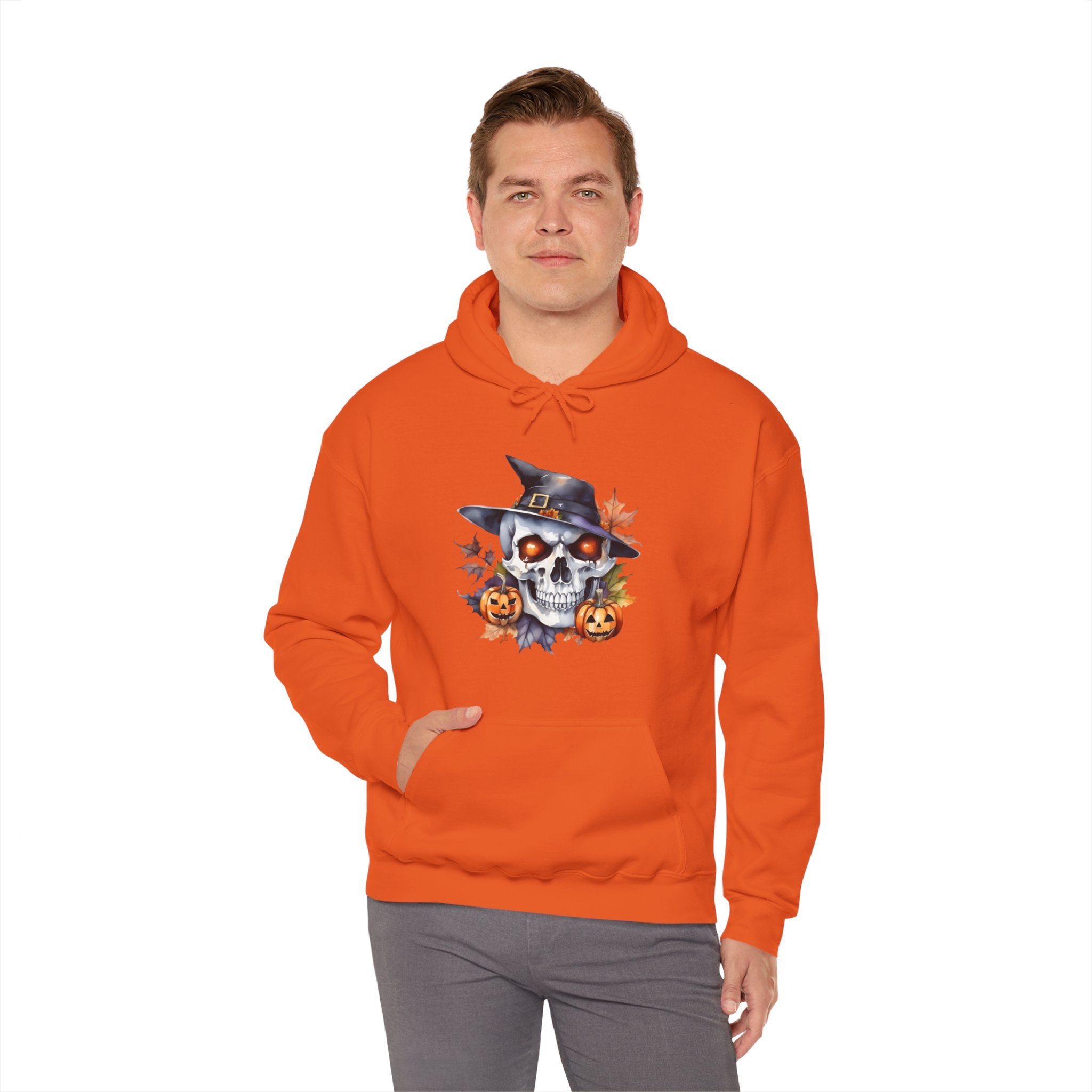 Halloween Hoodie: Witchy Skull