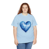 Love T-Shirt: Blue Heart