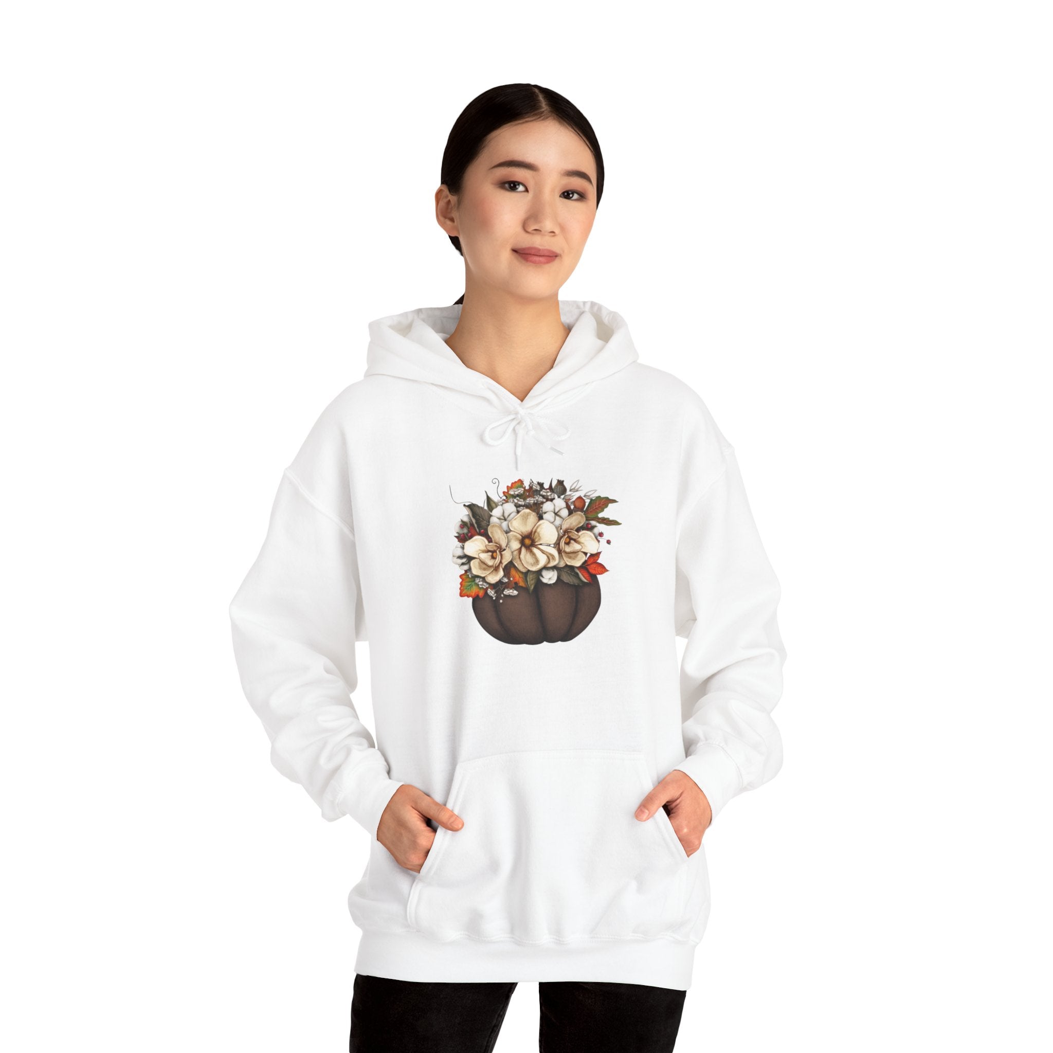 Halloween Hoodie: Fall Flowers