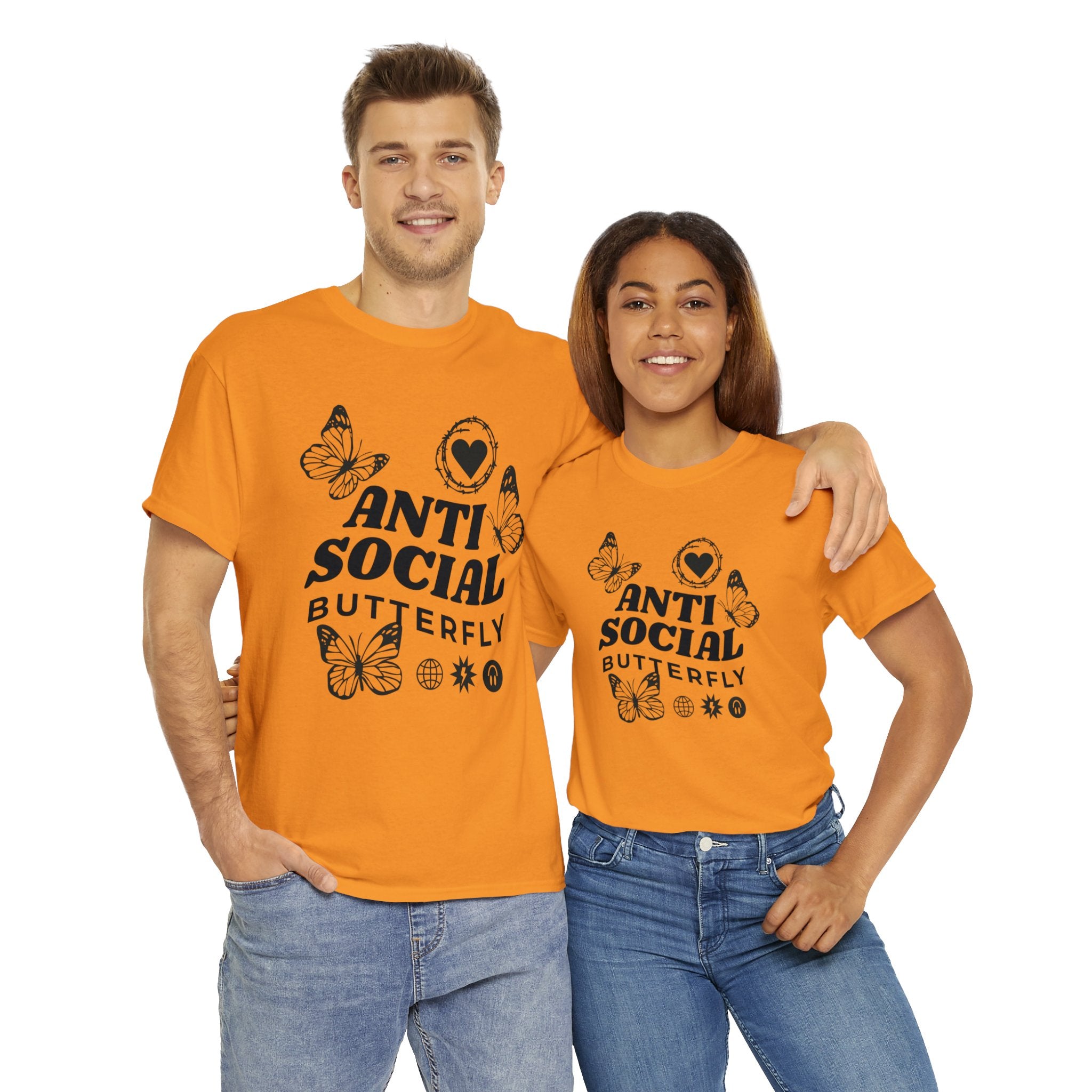 Funny T-Shirt: Anti-Social Butterfly