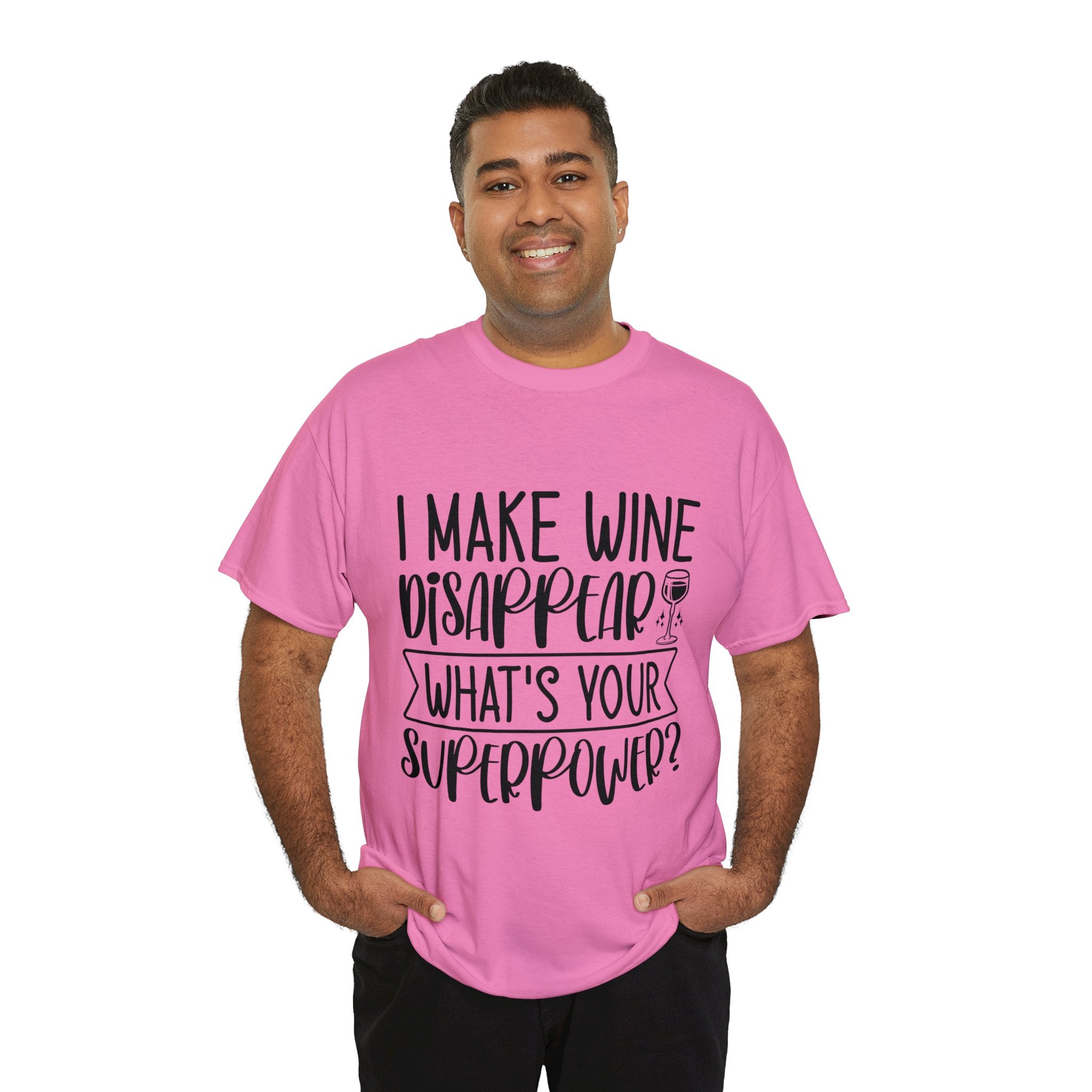Funny T-Shirt: Wine / Super Power