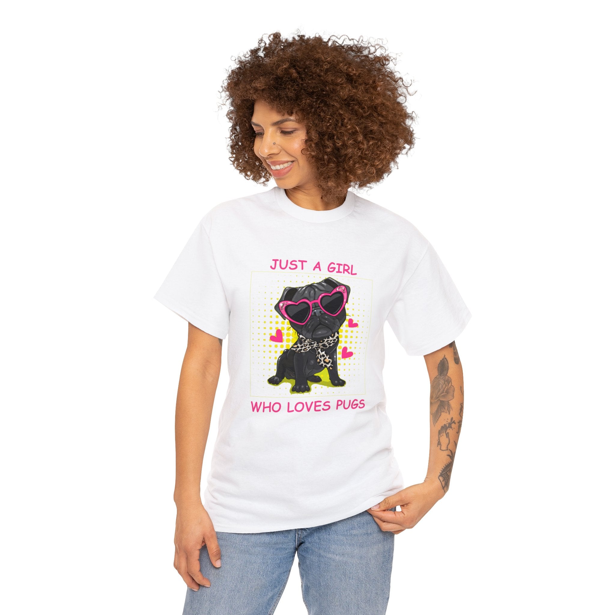 Pug T-Shirt: Just A Girl Who Loves Pugs #2