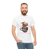 Pug T-Shirt: Coffee and My Dog
