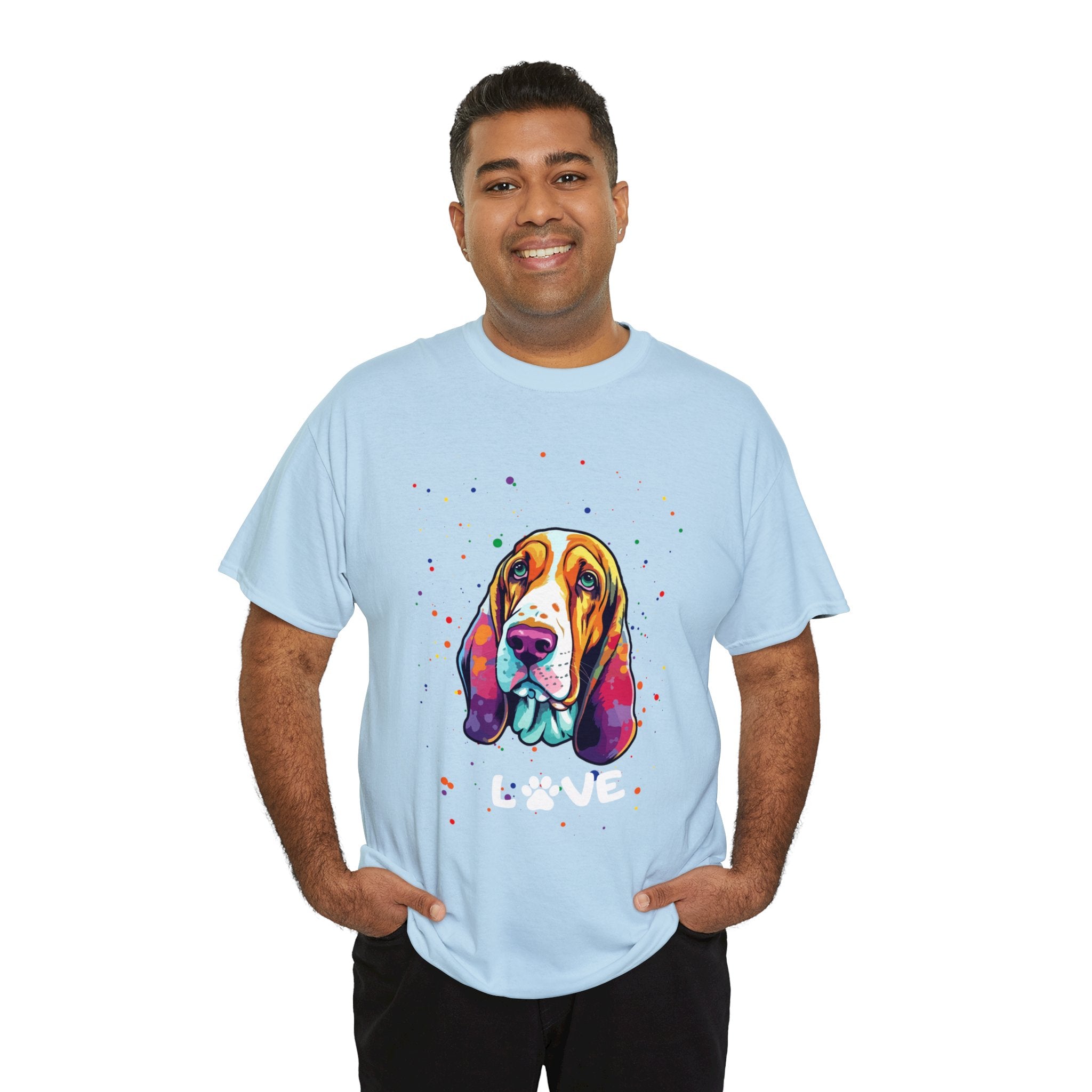 Dog T-Shirt: Bassett Hound Love