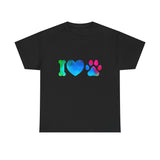 Pet Inspired T-Shirt: I Love Paws