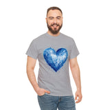 Love T-Shirt: Blue Heart