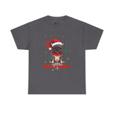 Christmas T-Shirt: Santa Hat French Bulldog