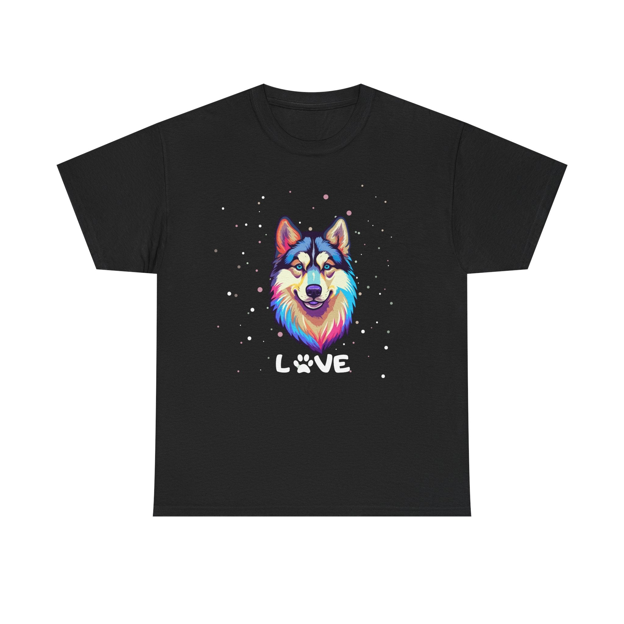 Dog T-Shirt: Husky Love