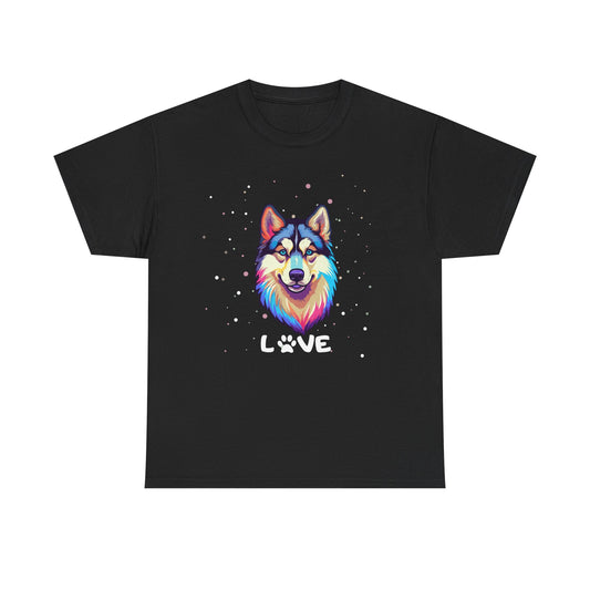 Dog T-Shirt: Husky Love