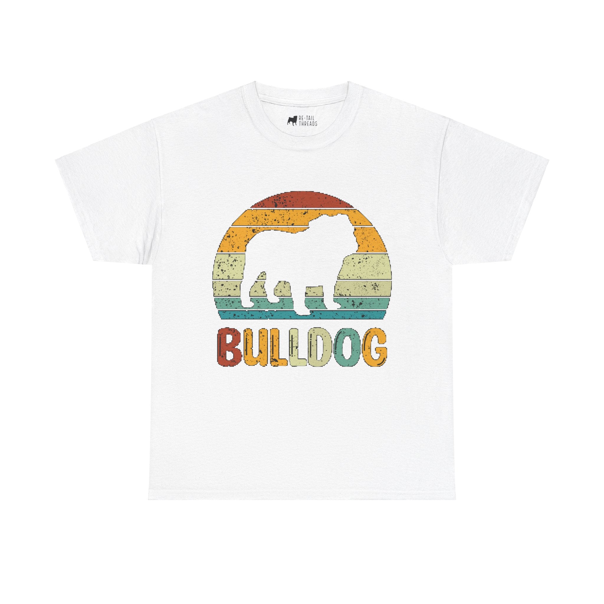 English Bulldog T-Shirt: Retro English Bulldog