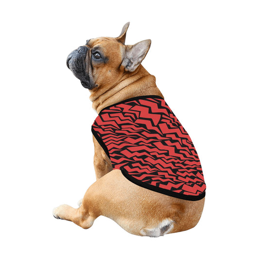 Red and Black Pet Tank Top