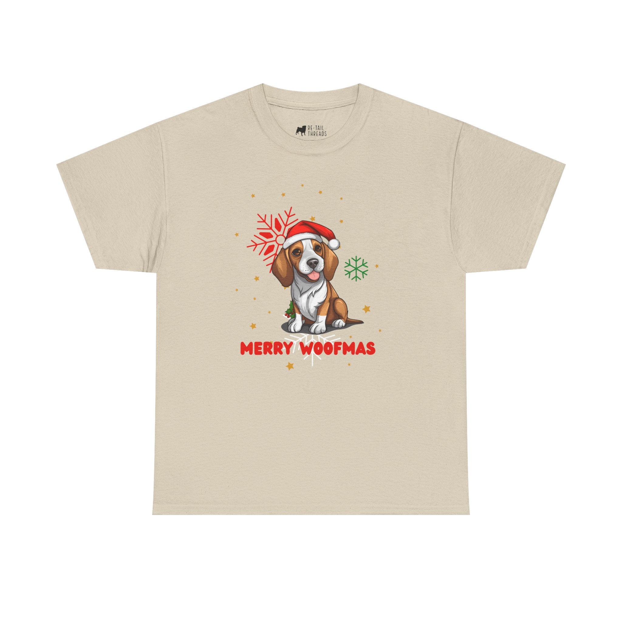 Christmas T-Shirt: Santa Hat Beagle