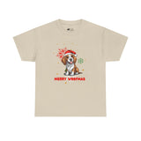 Christmas T-Shirt: Santa Hat Beagle