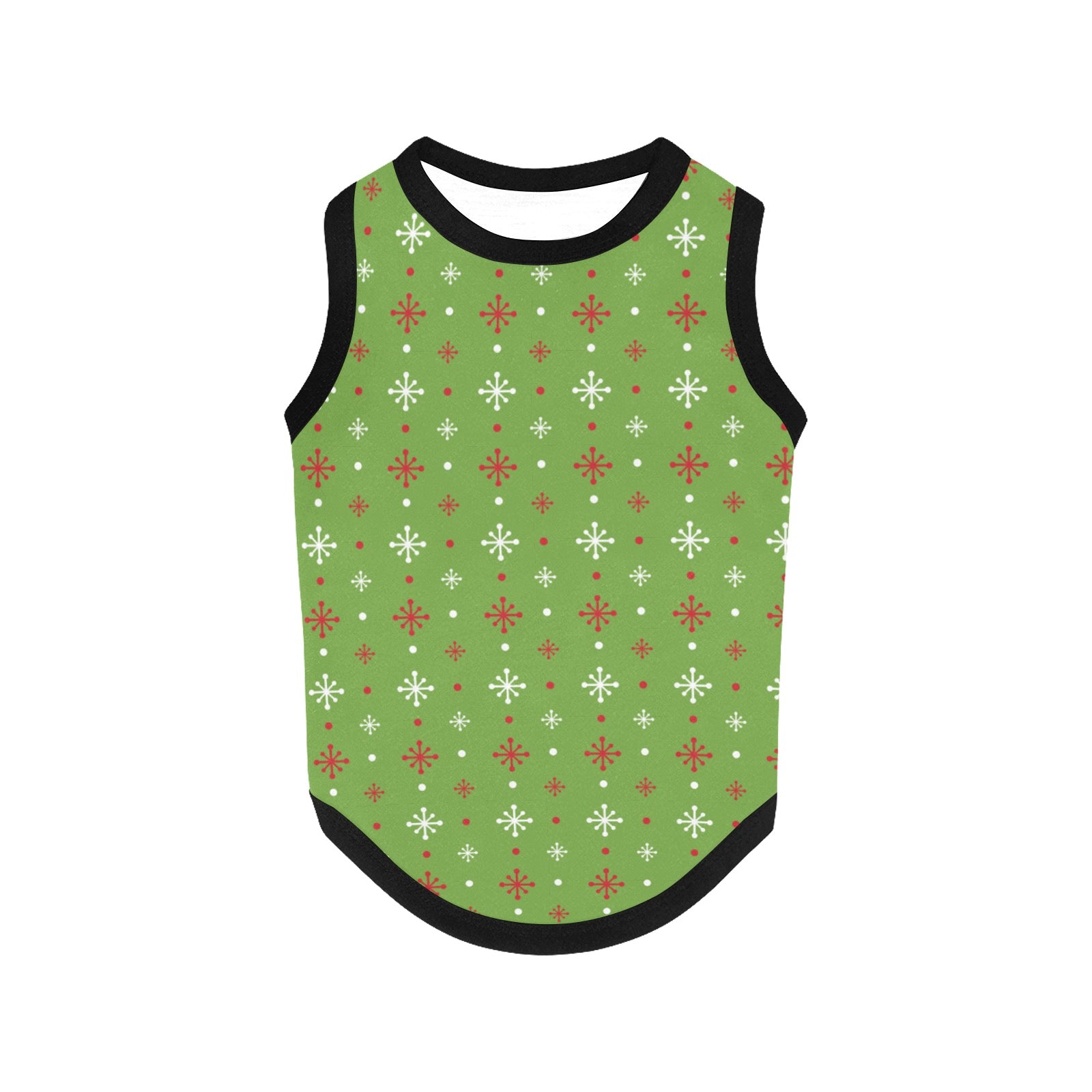 Christmas Snowflakes Pet Tank Top