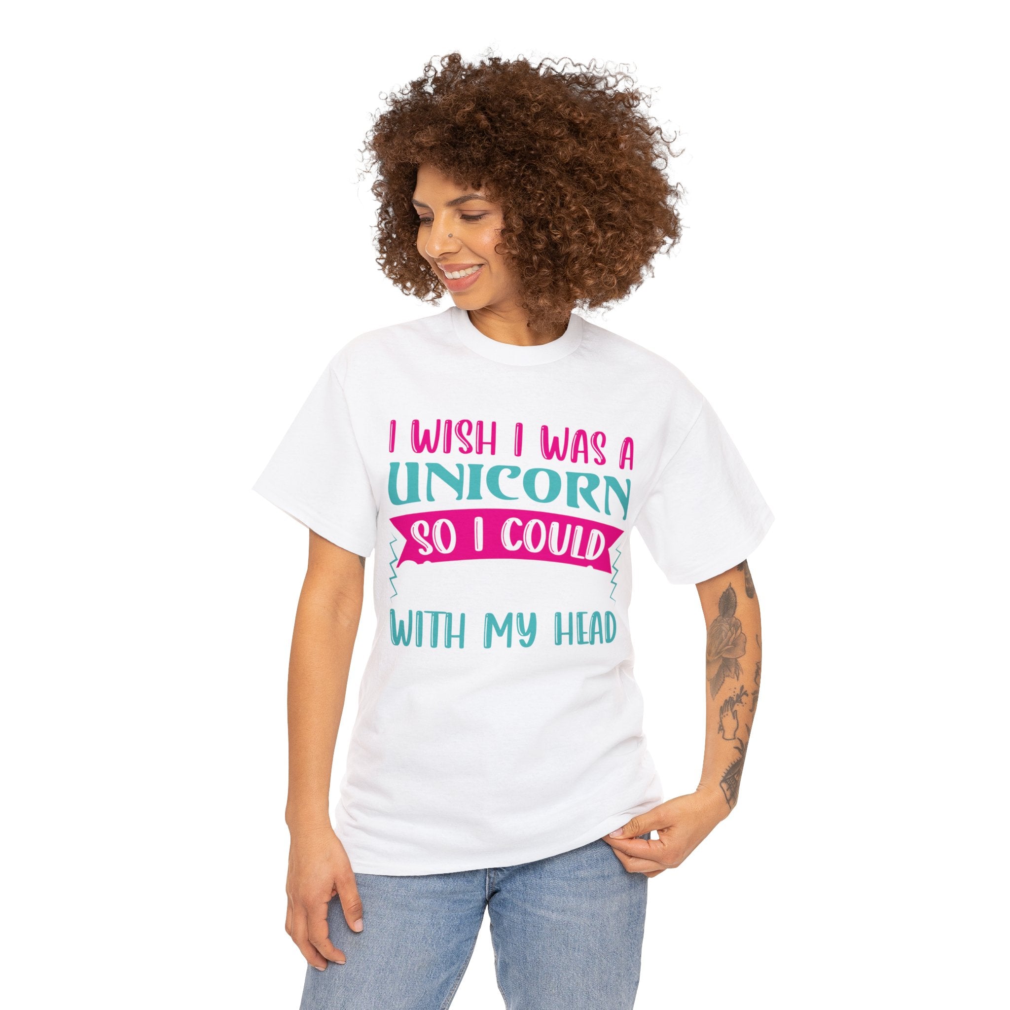Funny T-Shirt: I Wish I Was A Unicorn