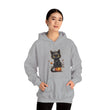 Halloween Hoodie: Cat on a Pumpkin