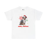 Christmas T-Shirt: Santa Hat Australian Shepard
