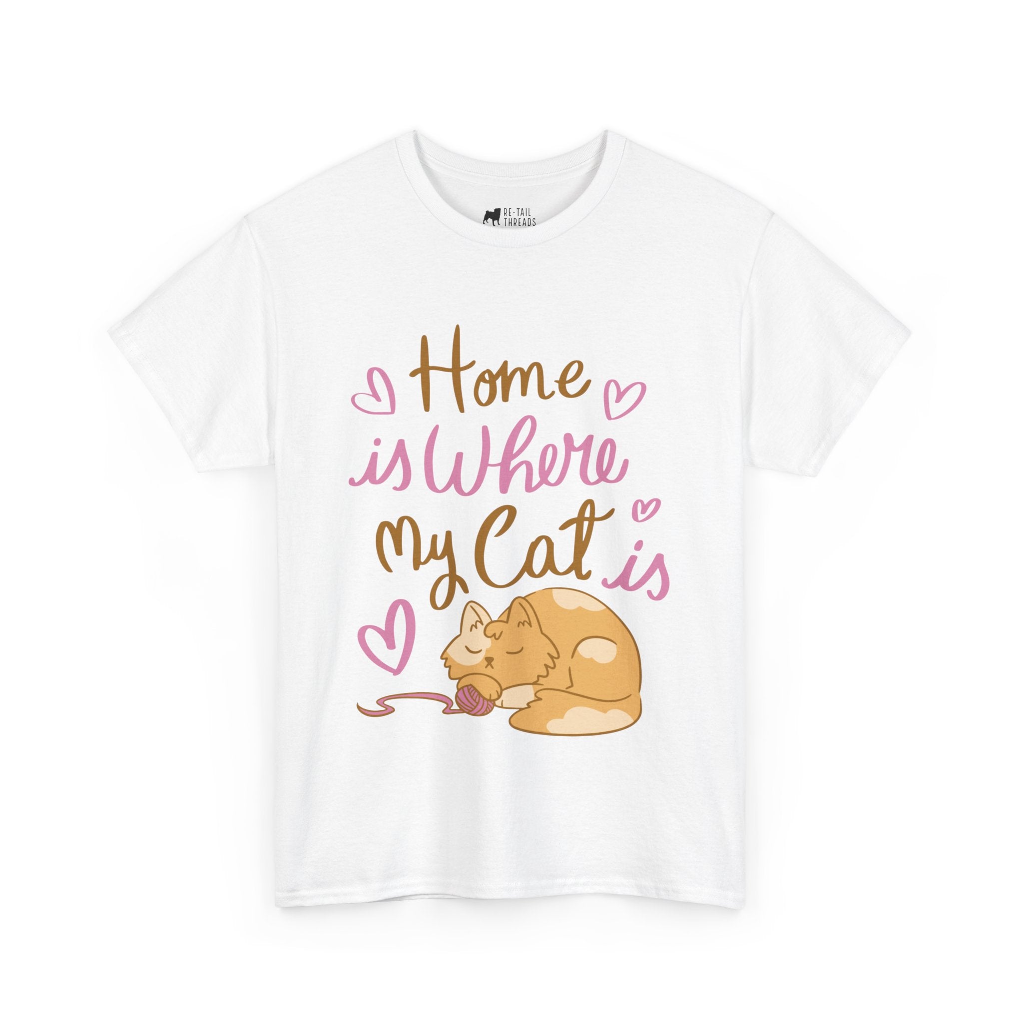 Cat T-Shirt: Home Is Where My Cat Is