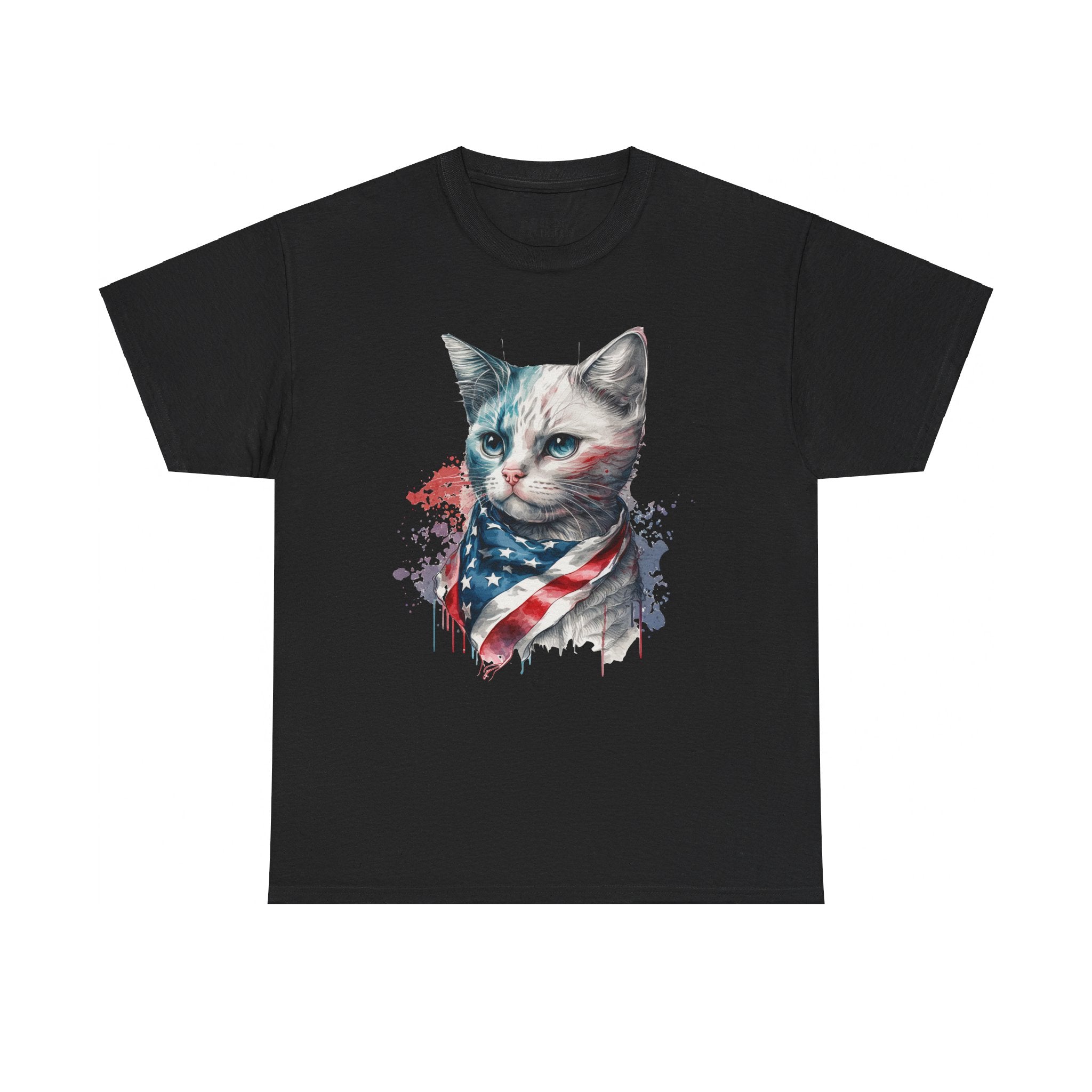 4th of July T-Shirt: Cat