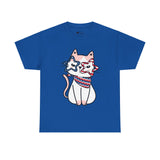 4th of July T-Shirt: Cat with Patriotic Glasses