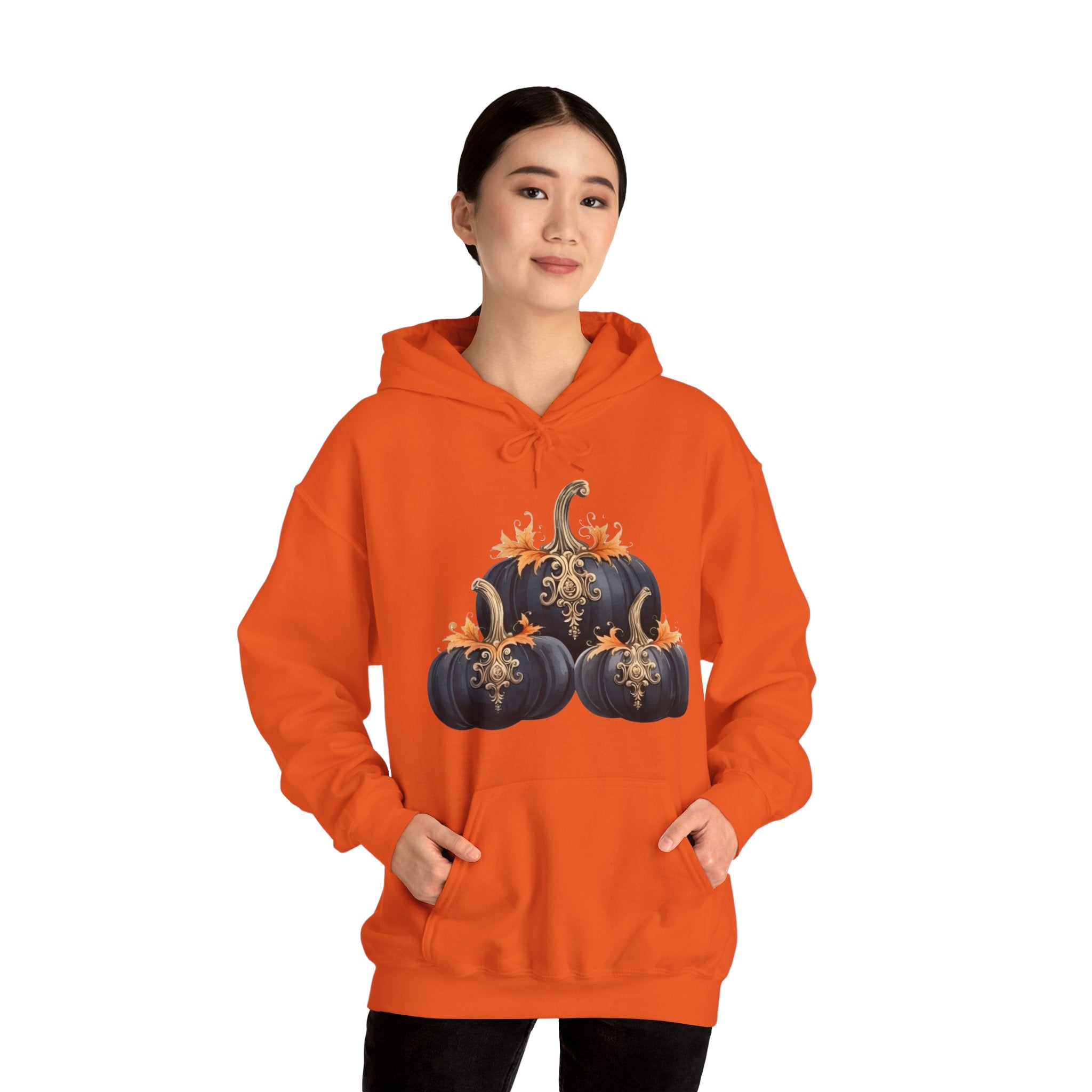 Halloween Hoodie: Jeweled Pumpkin