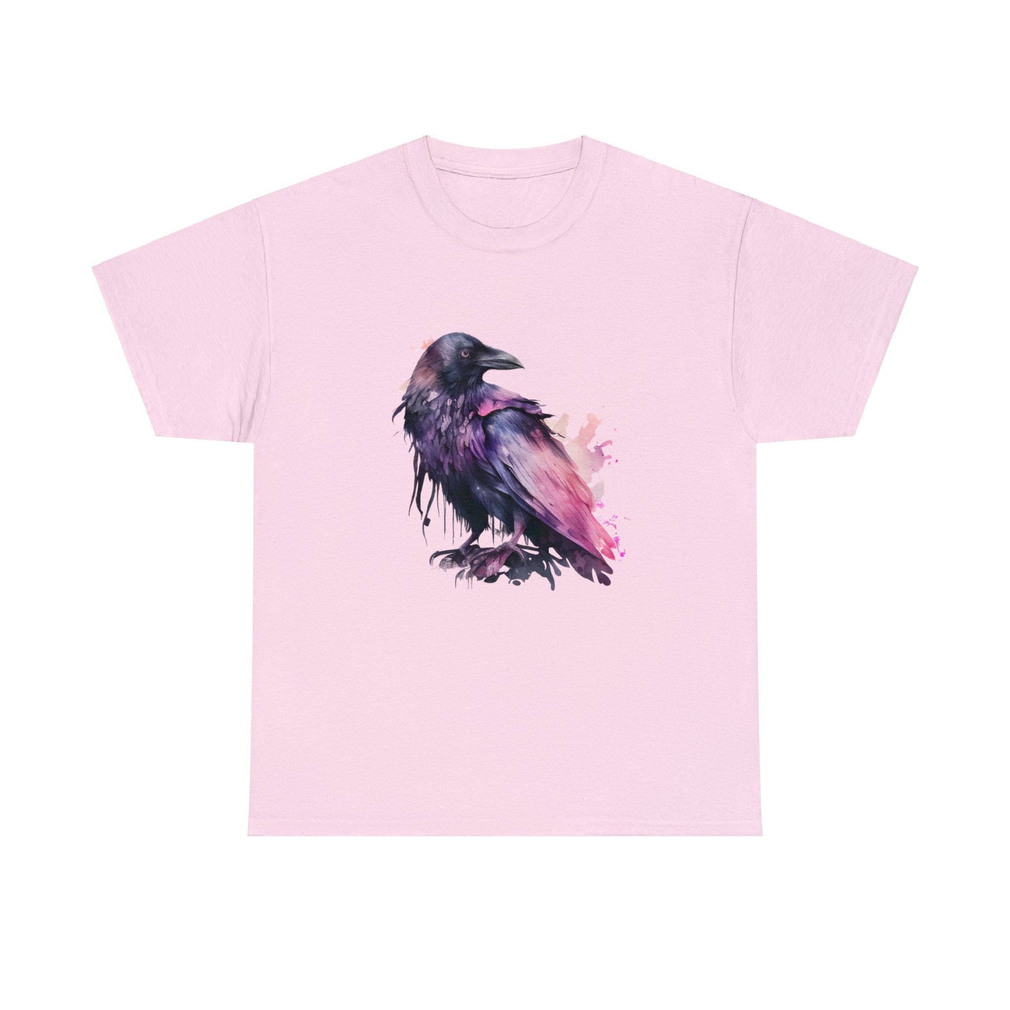 Bird T-Shirt: Watercolor Crow