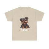 Dog T-Shirt: Yorkie Love