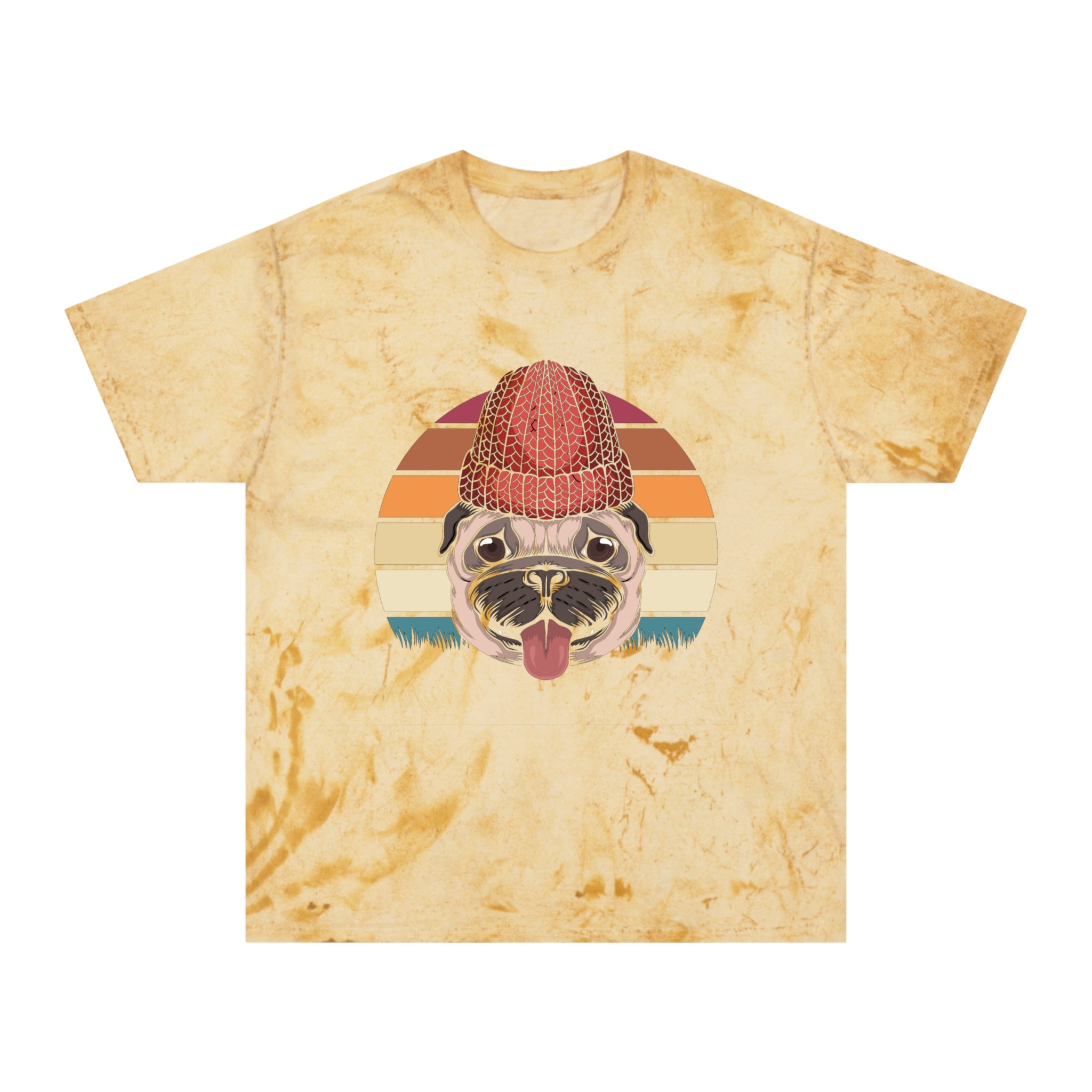 Pug T-Shirt: Pug Beanie Color Blast