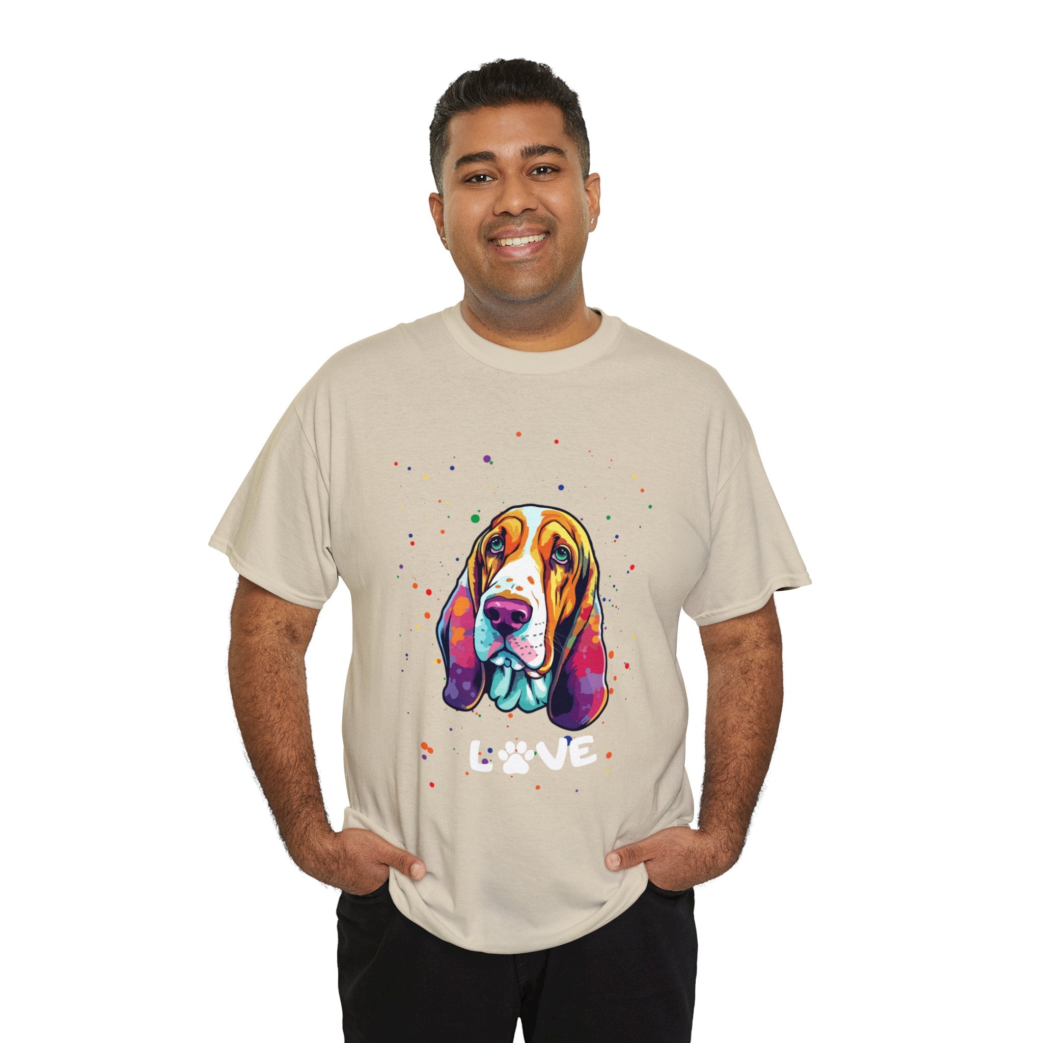Dog T-Shirt: Bassett Hound Love