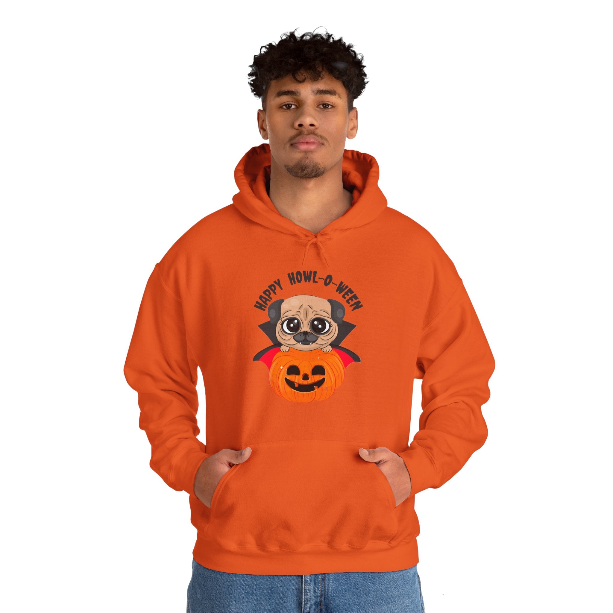 Halloween Hoodie: Pug Howl-O-Ween