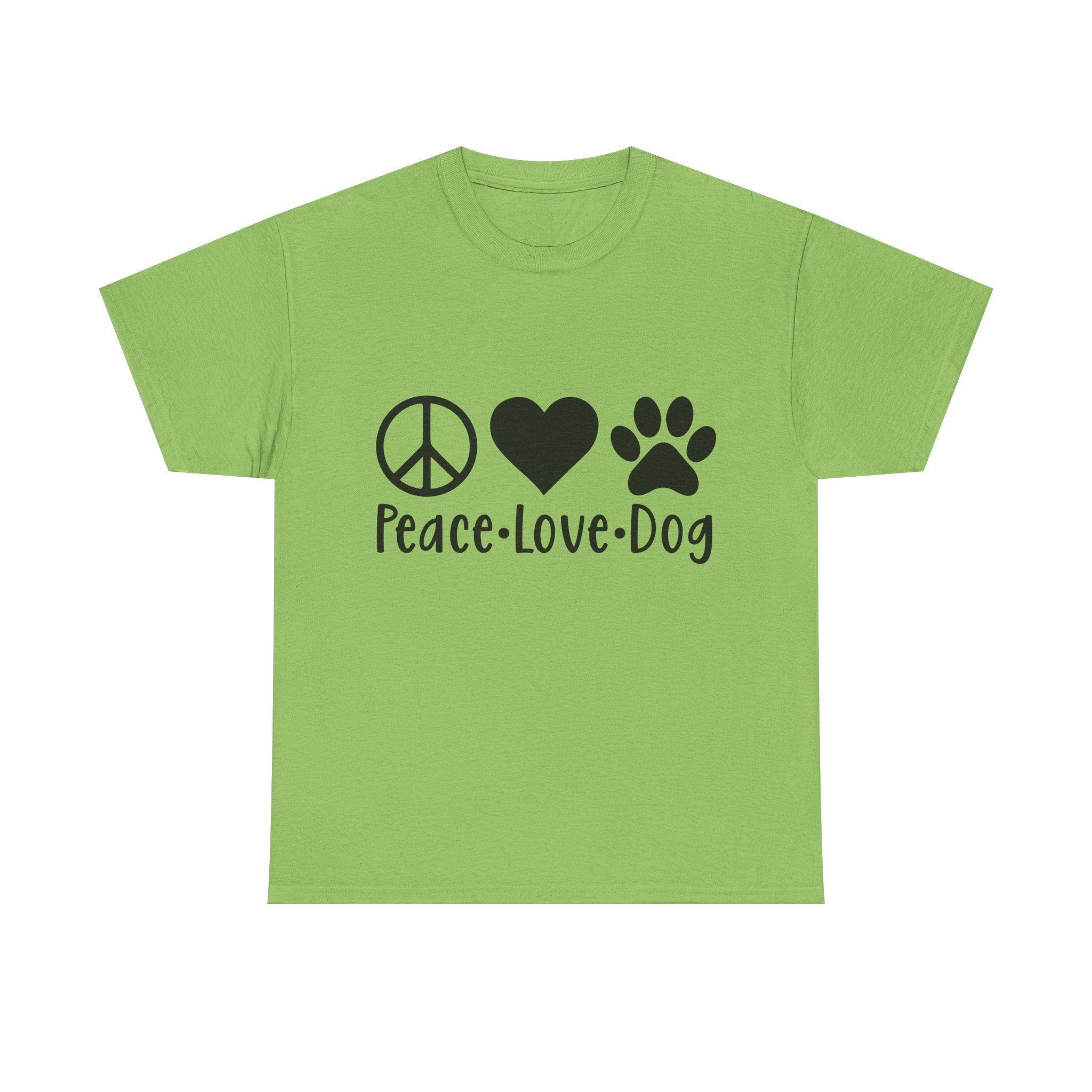 Dog T-Shirt: Peace Love Dog