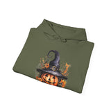 Halloween Hoodie: Witchy Pumpkin