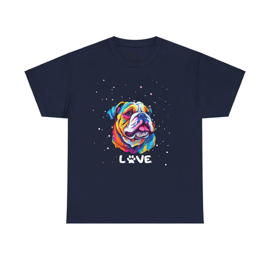 Dog T-Shirt: English Bulldog Love #3