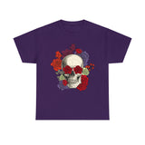 Skull T-Shirt: Skull with Roses