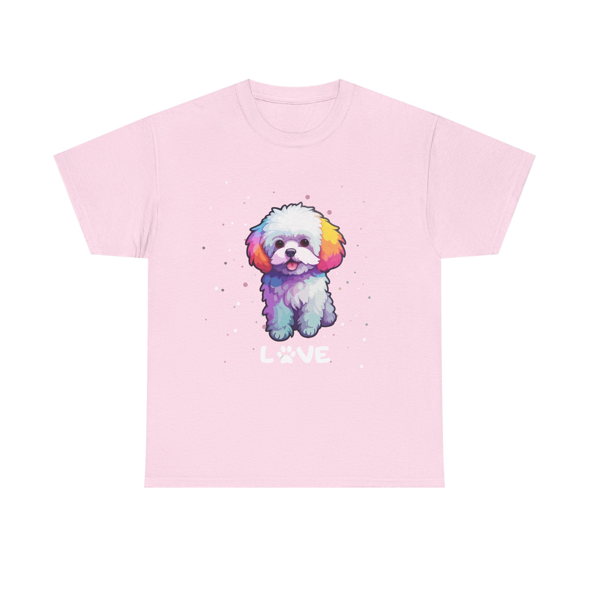 Dog T-Shirt: Bichon Frise Love