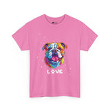 Dog T-Shirt: English Bulldog Love #1