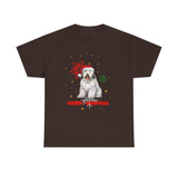 Christmas T-Shirt: Santa Hat Sheepdog